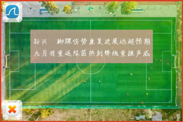 孙兴慜脚踝伤势康复进展远超预期九月将重返绿茵热刺锋线重振声威